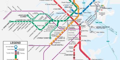 MBTA t газрын зураг