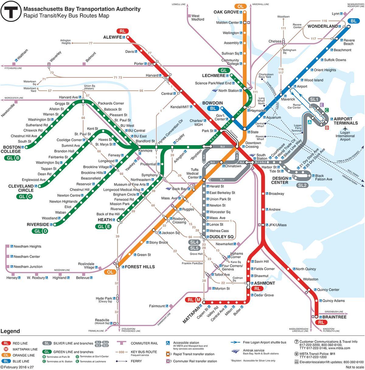 MBTA газрын улаан шугам