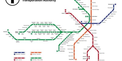 Метро Бостон газрын зураг